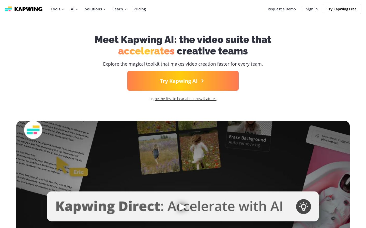 Kapwing screenshot