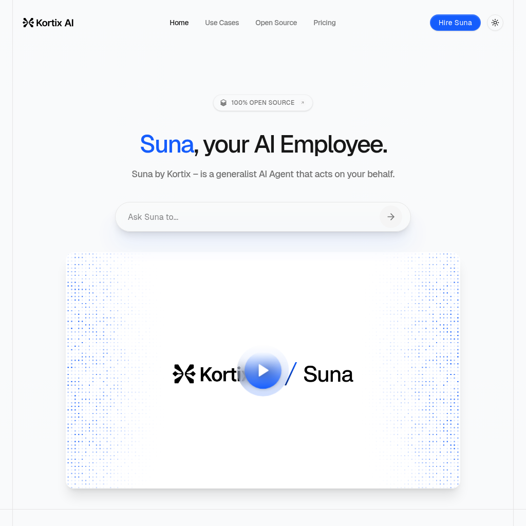 Suna screenshot