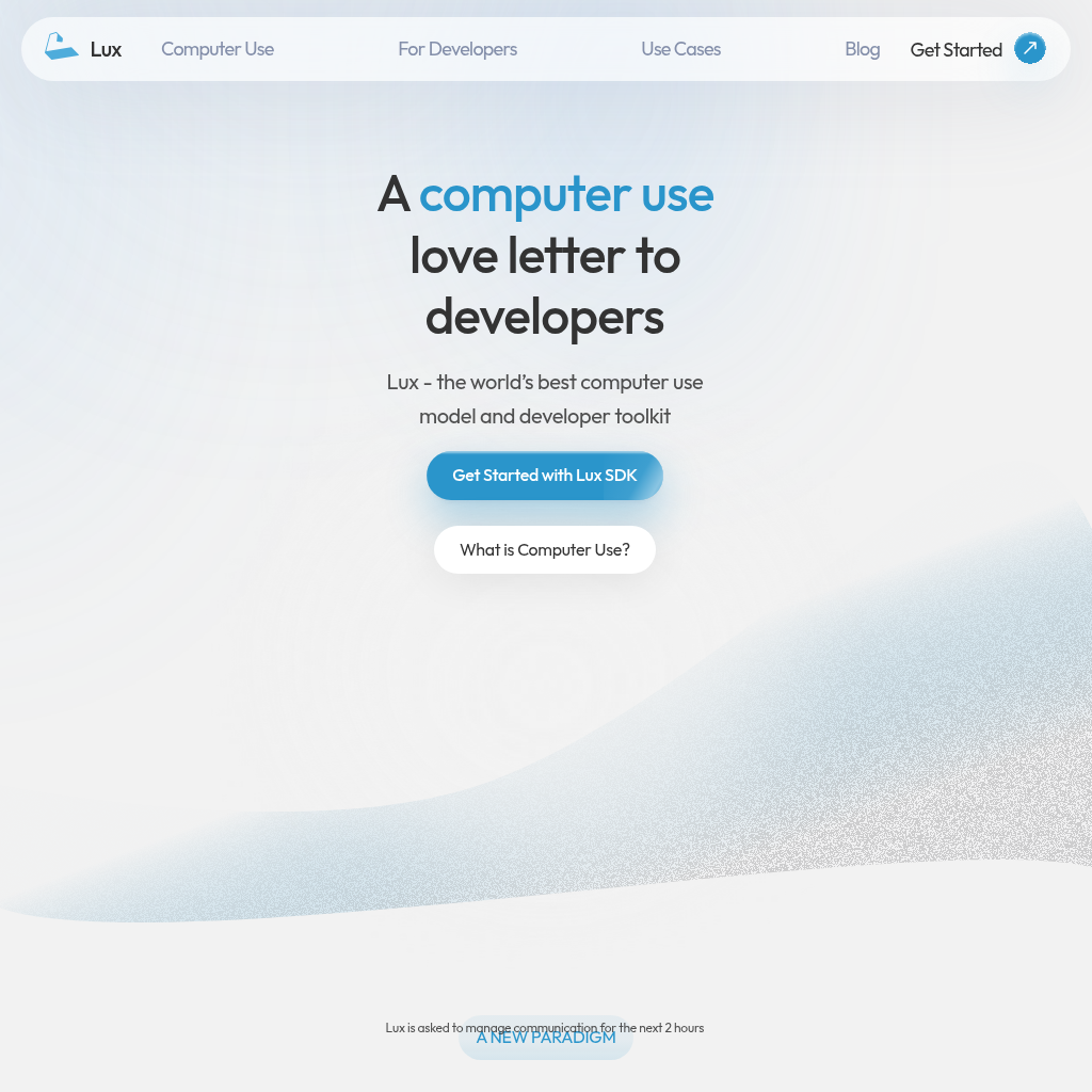Lux screenshot