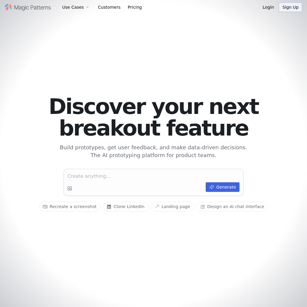 Magic Patterns screenshot