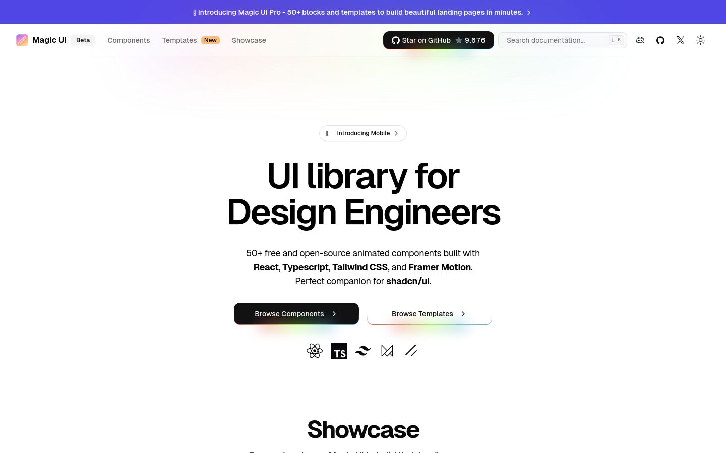 Magic UI screenshot