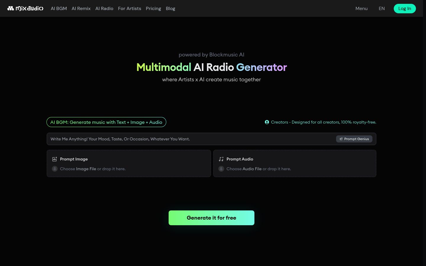 MixAudio screenshot