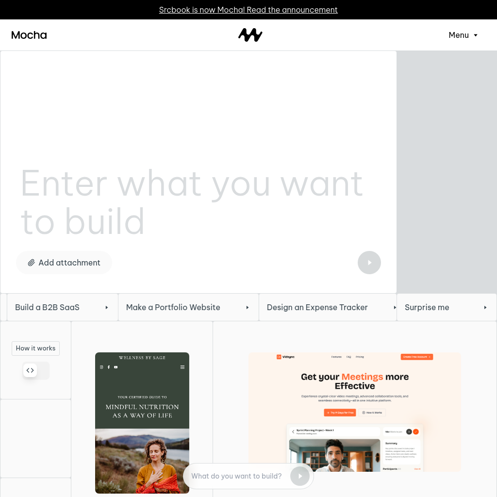 Mocha screenshot