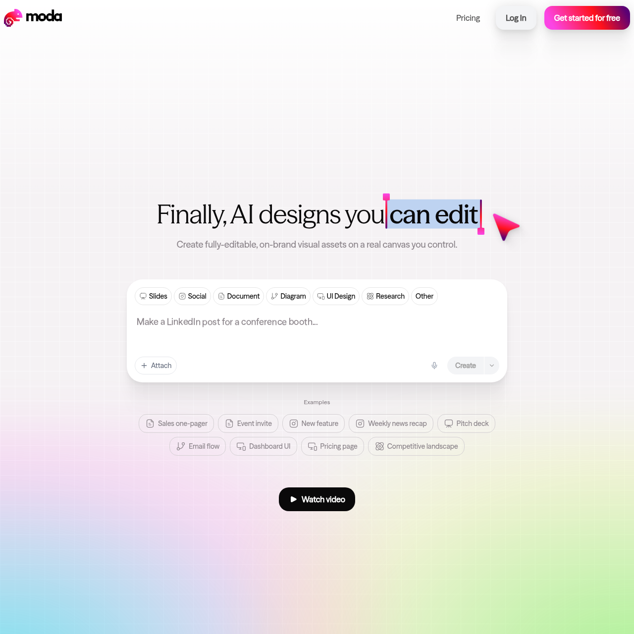 Moda screenshot