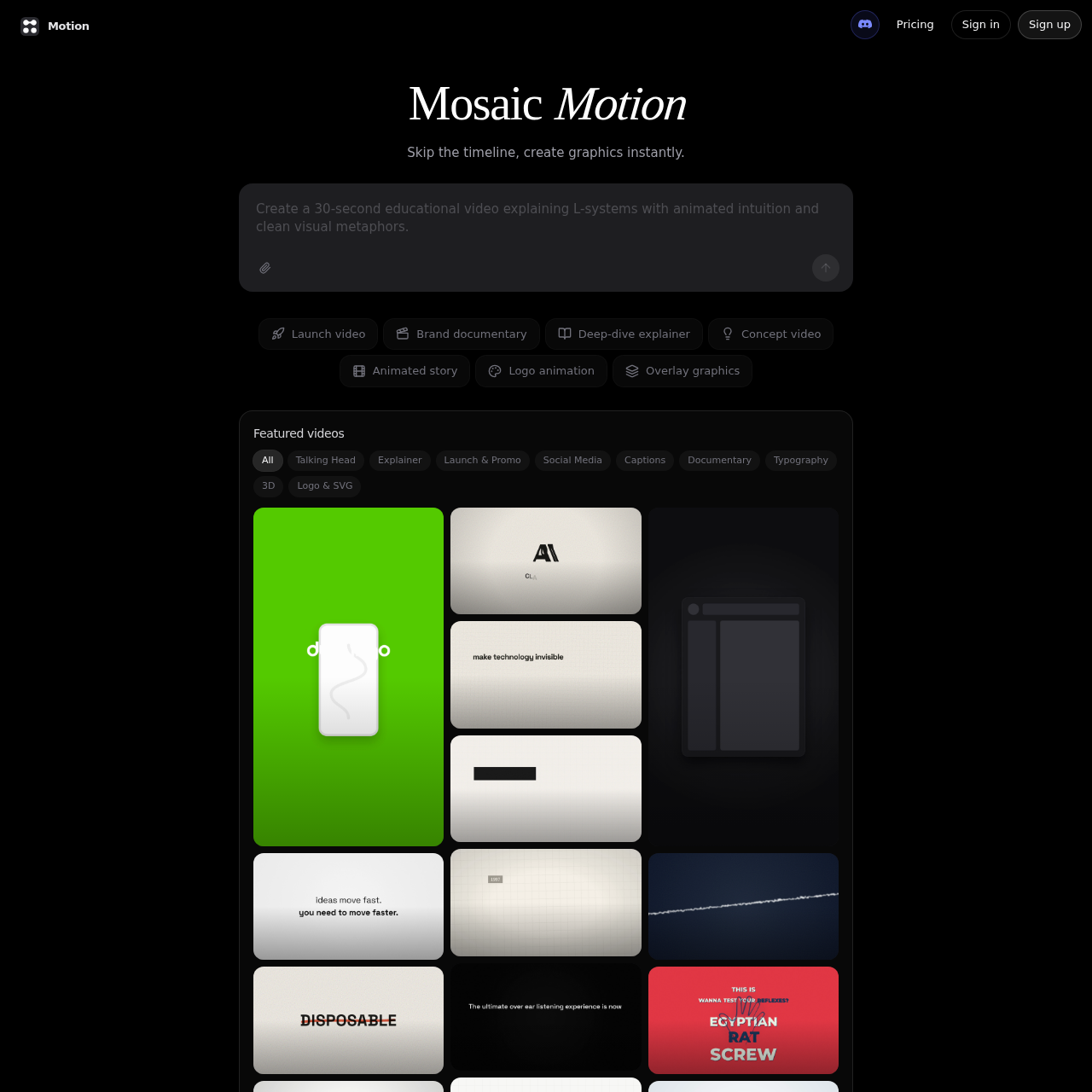 Motion screenshot
