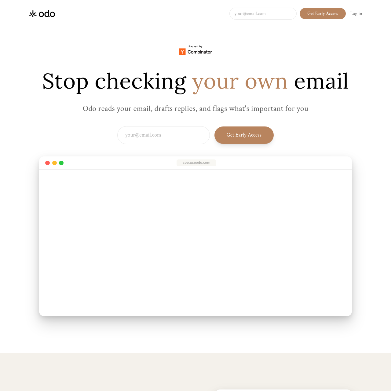 Odo screenshot