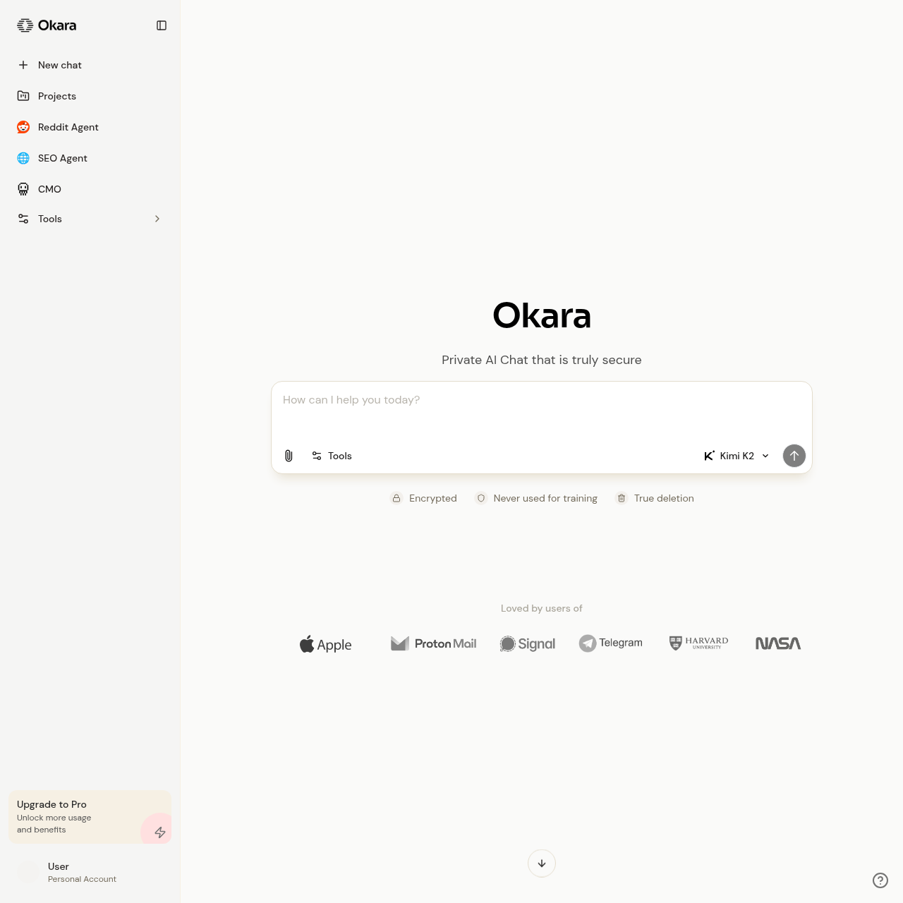 Okara screenshot