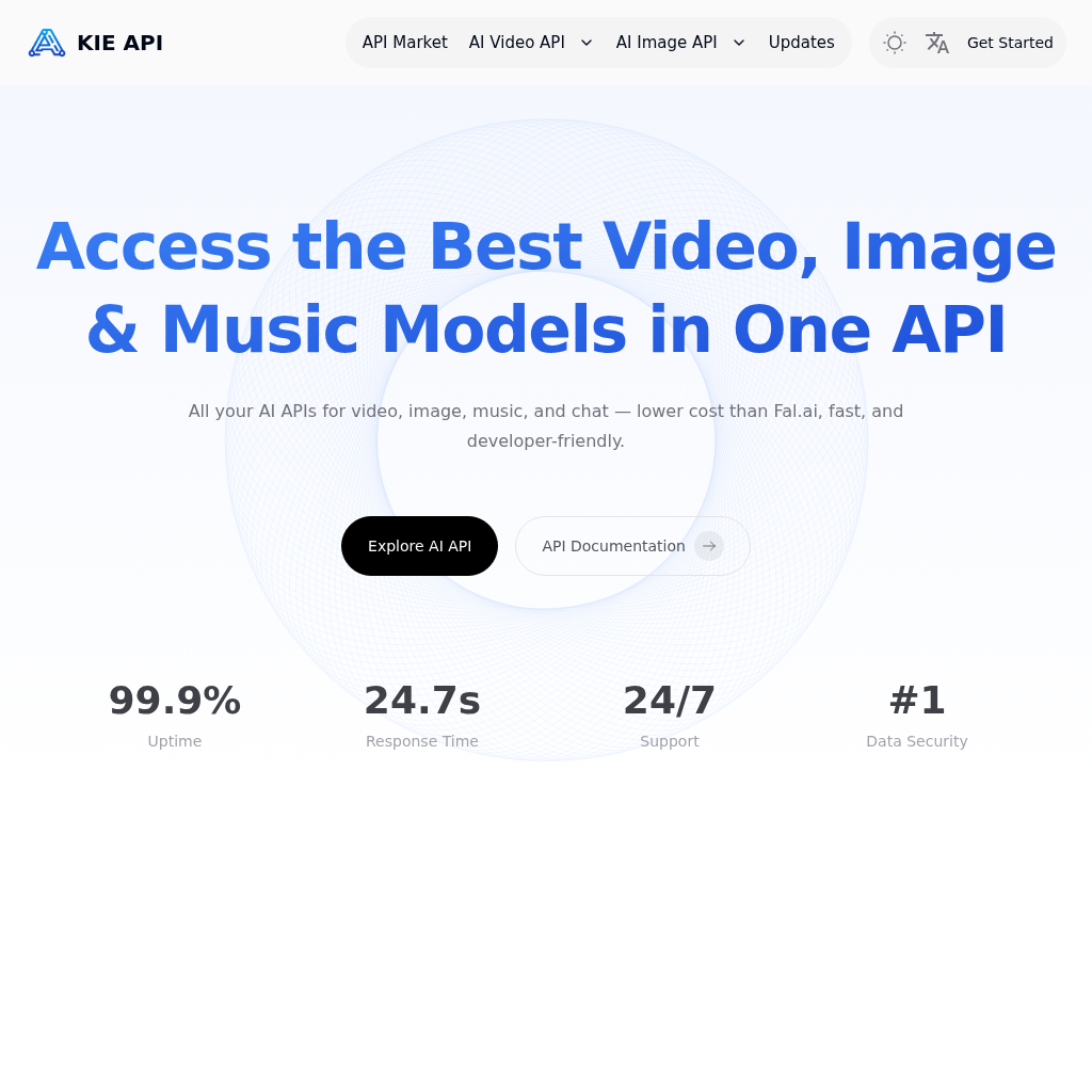 Kie.ai screenshot