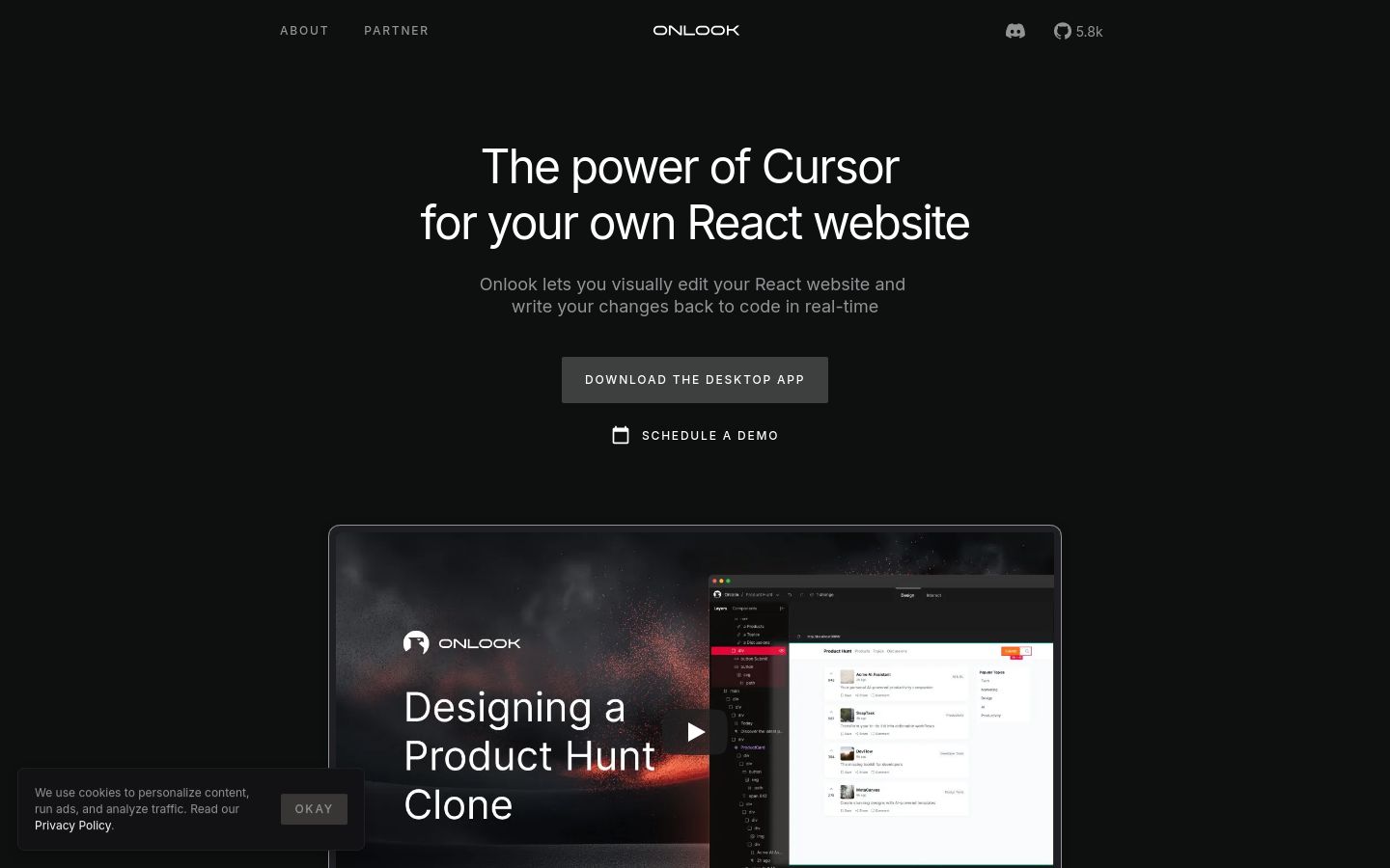 Onlook screenshot