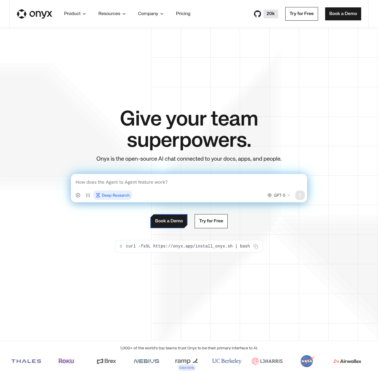 Onyx AI screenshot
