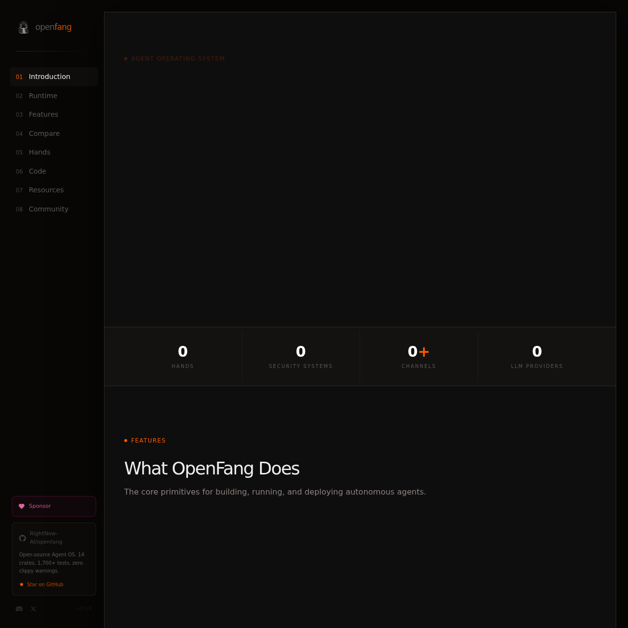 OpenFang screenshot