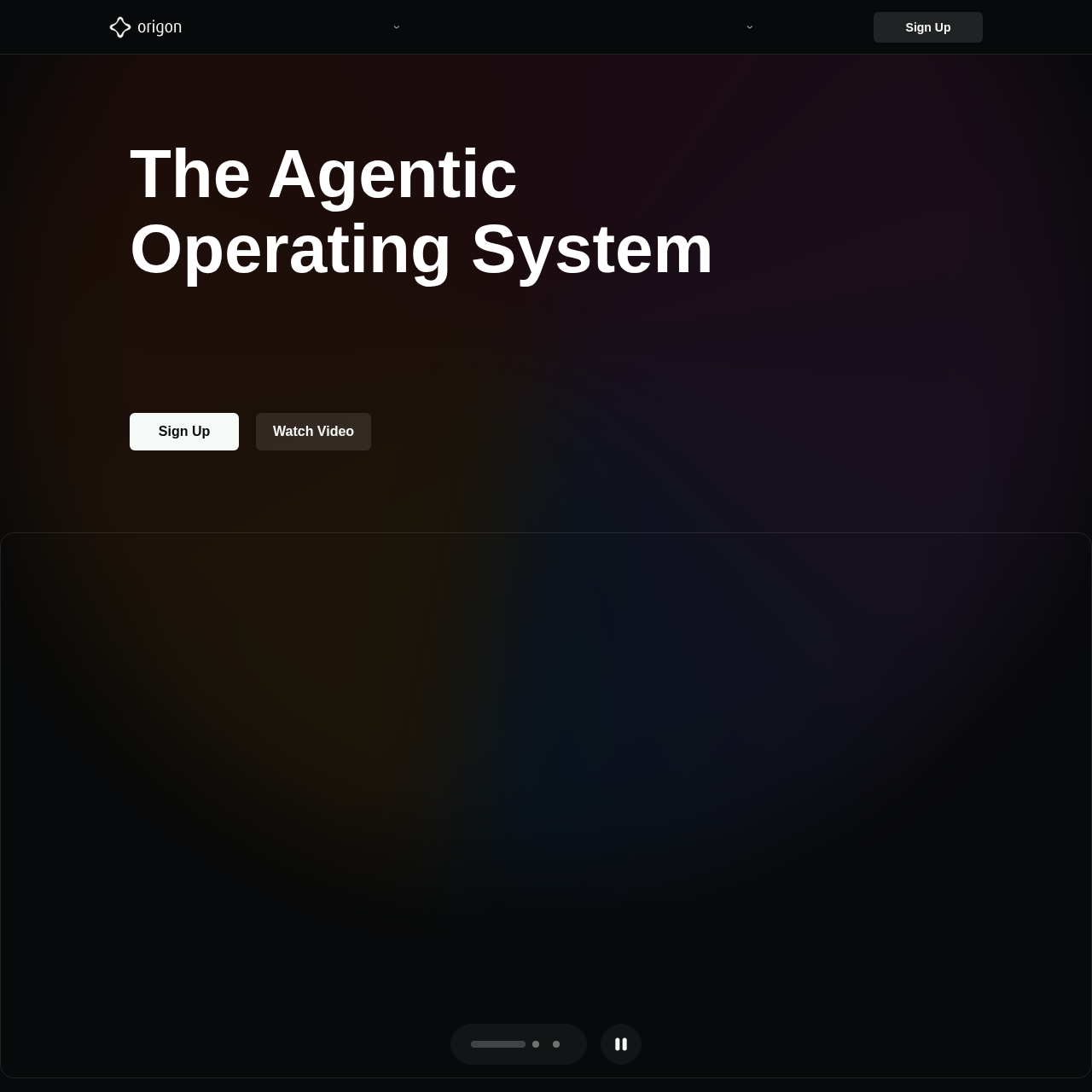 Origon AI screenshot