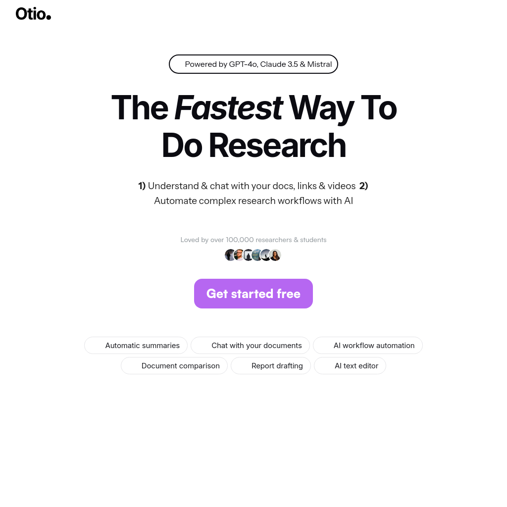 Otio screenshot