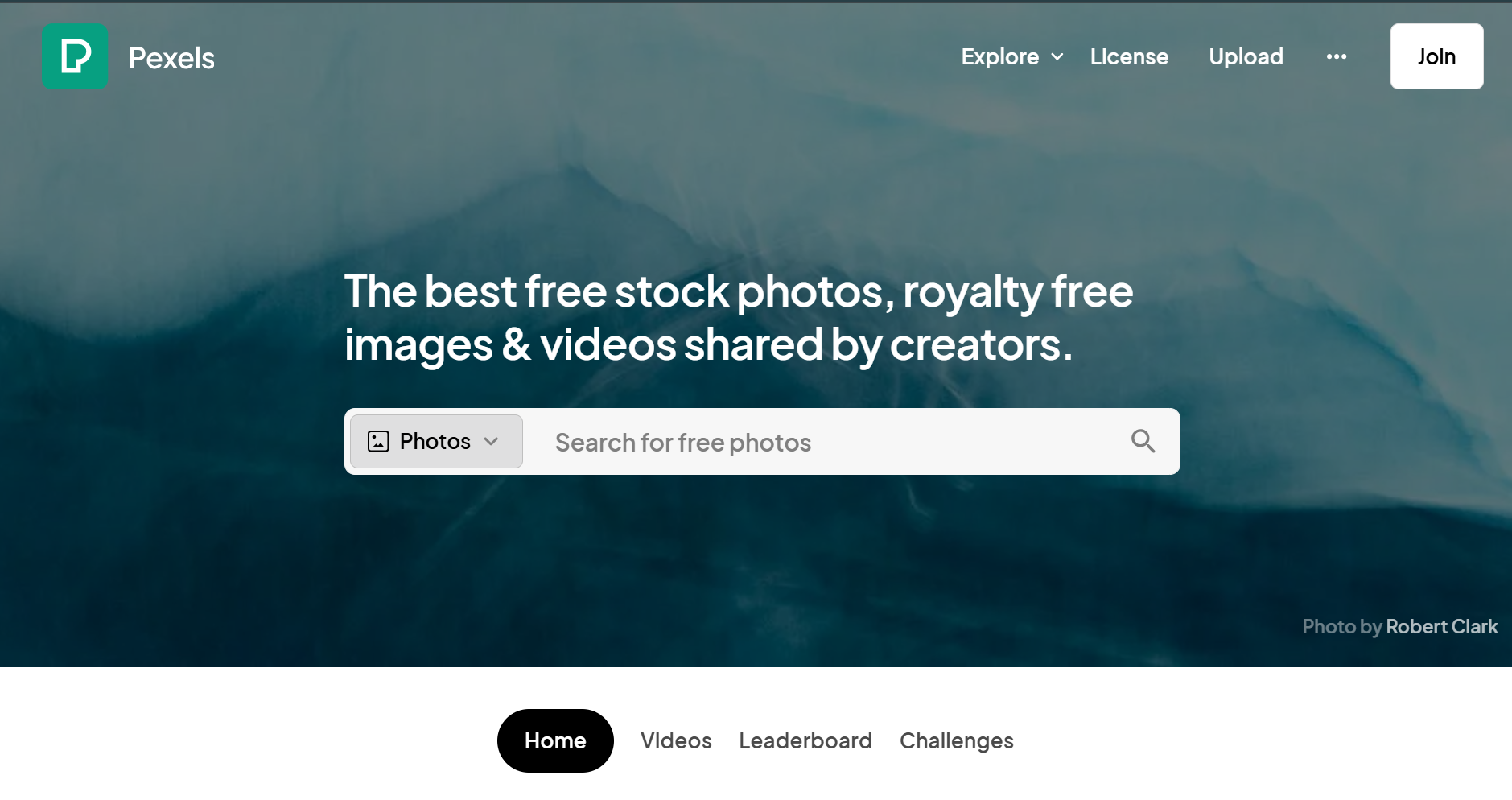 Pexels screenshot