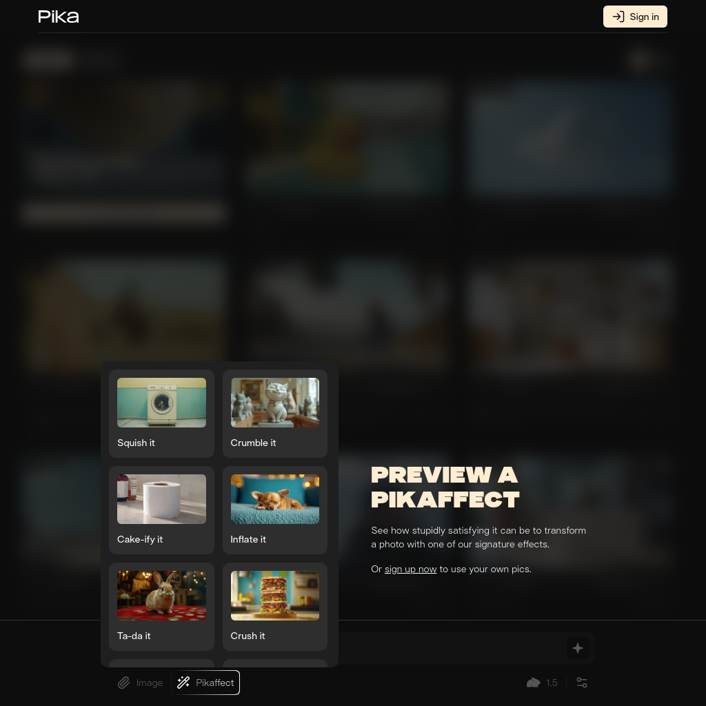 Pika screenshot