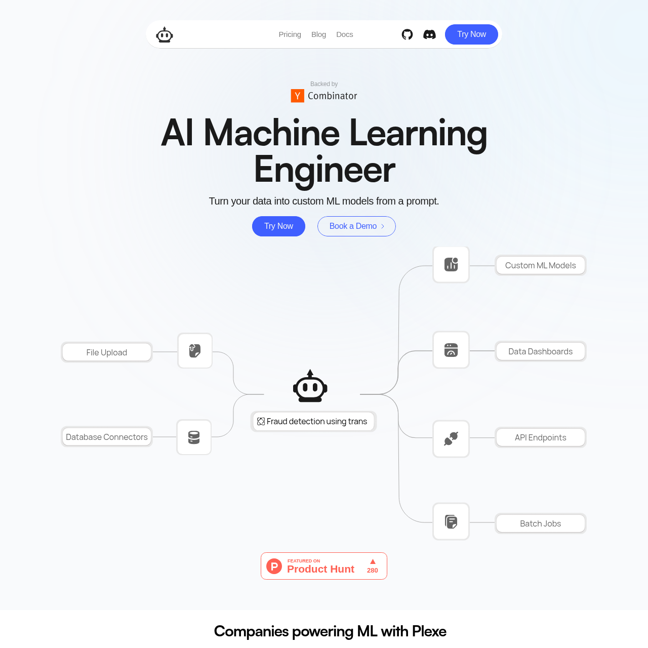 Plexe AI screenshot