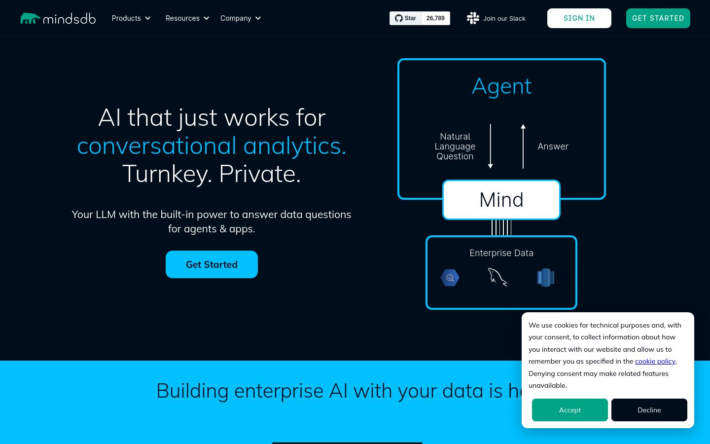 MindsDB screenshot