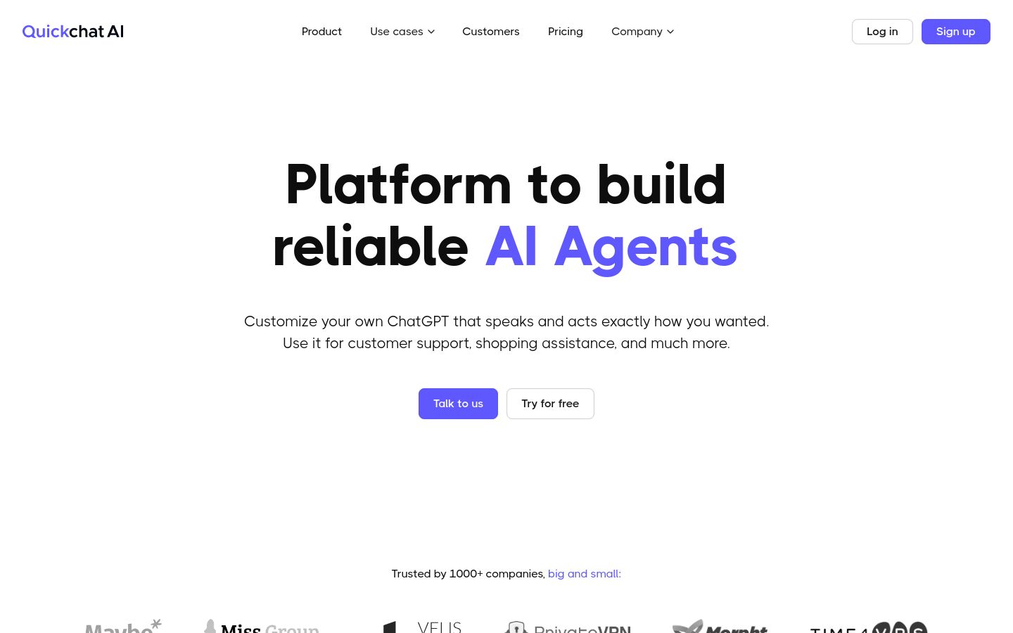 Quickchat AI screenshot