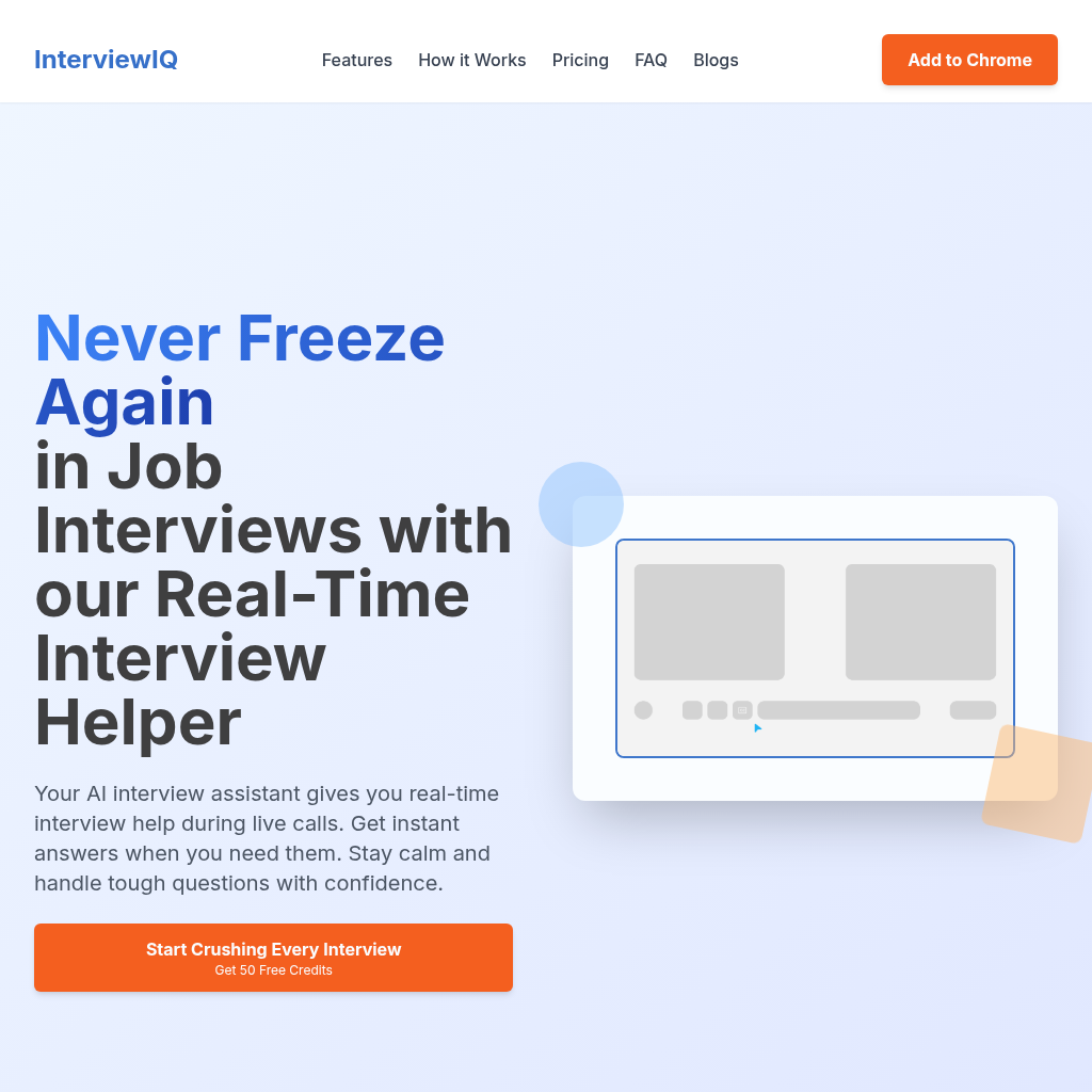 InterviewIQ screenshot