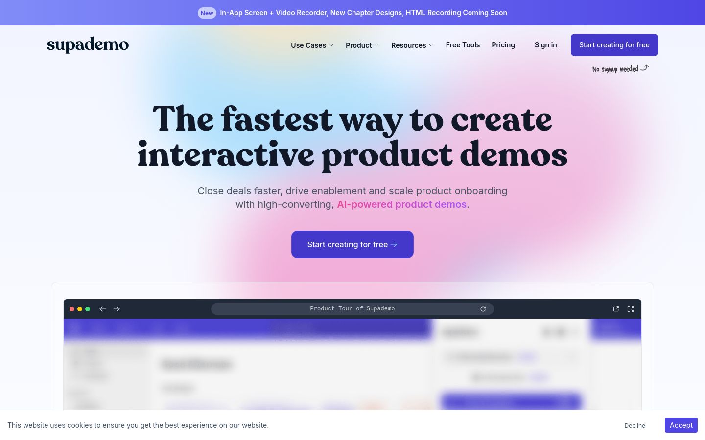 Supademo screenshot