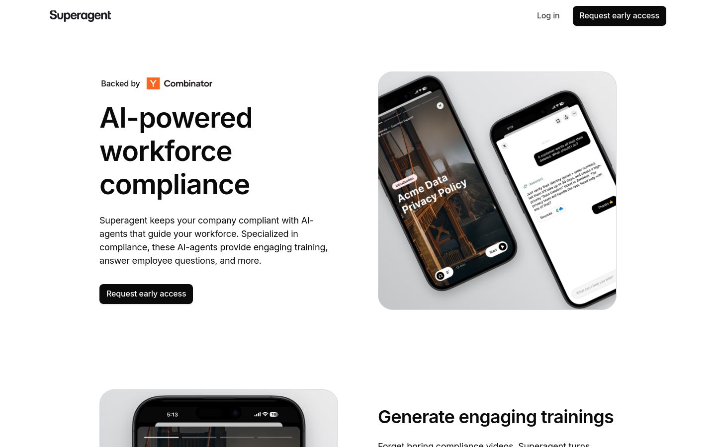 Superagent screenshot