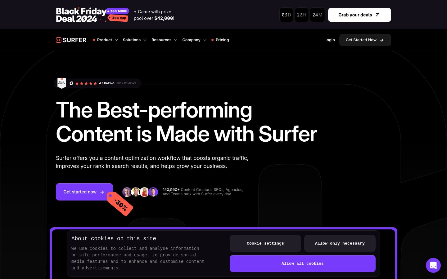 Surfer screenshot