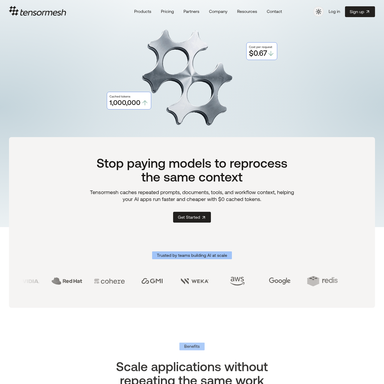 Tensormesh screenshot