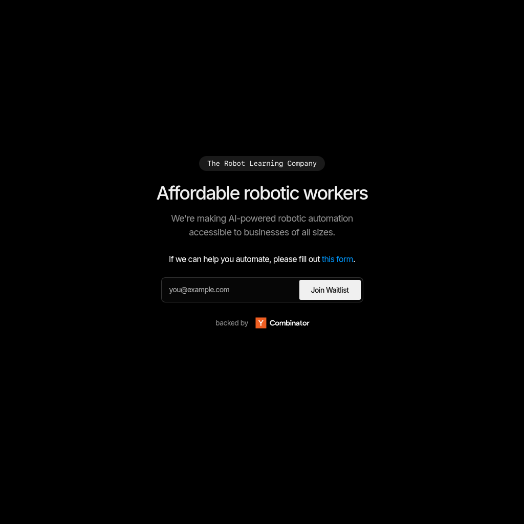 The Robot Learning Company screenshot