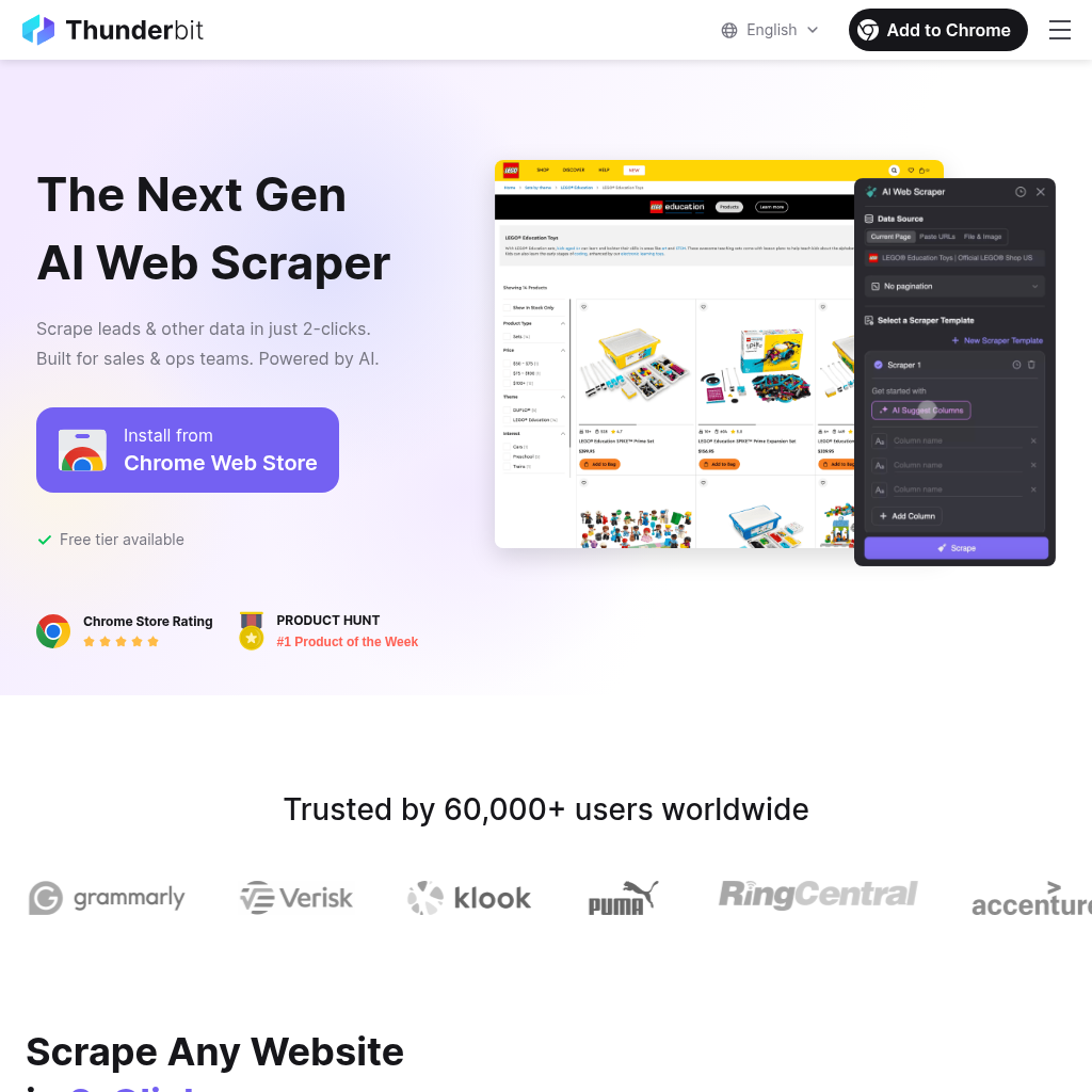 Thunderbit screenshot