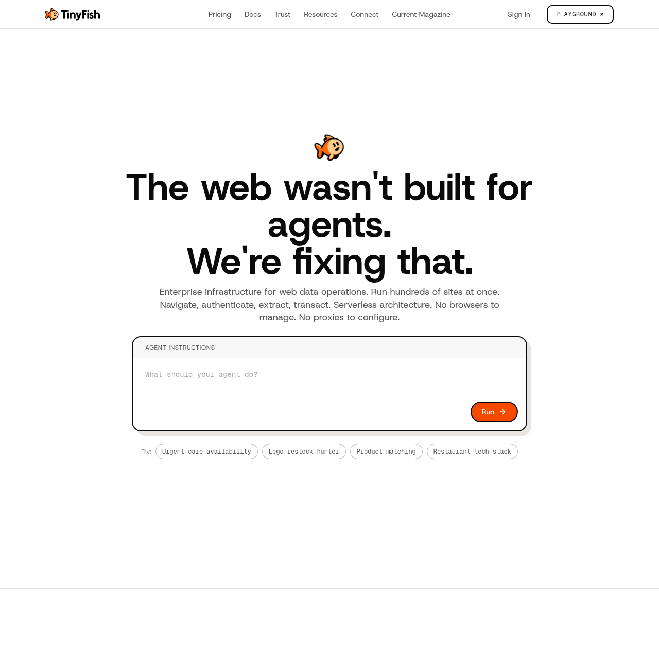 TinyFish screenshot