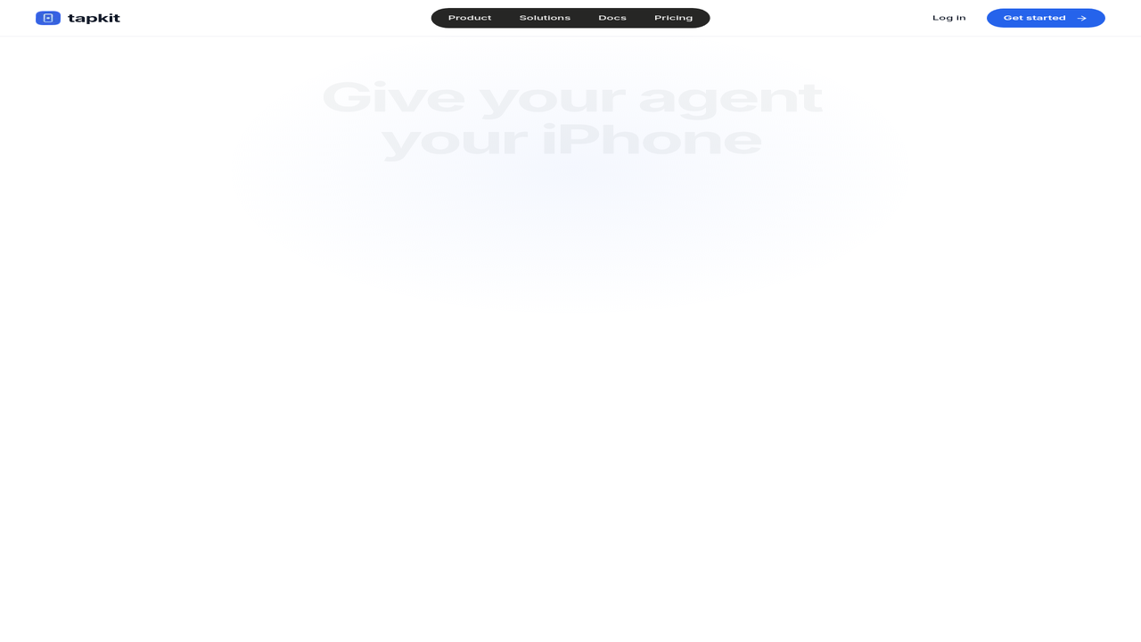 Tapkit screenshot