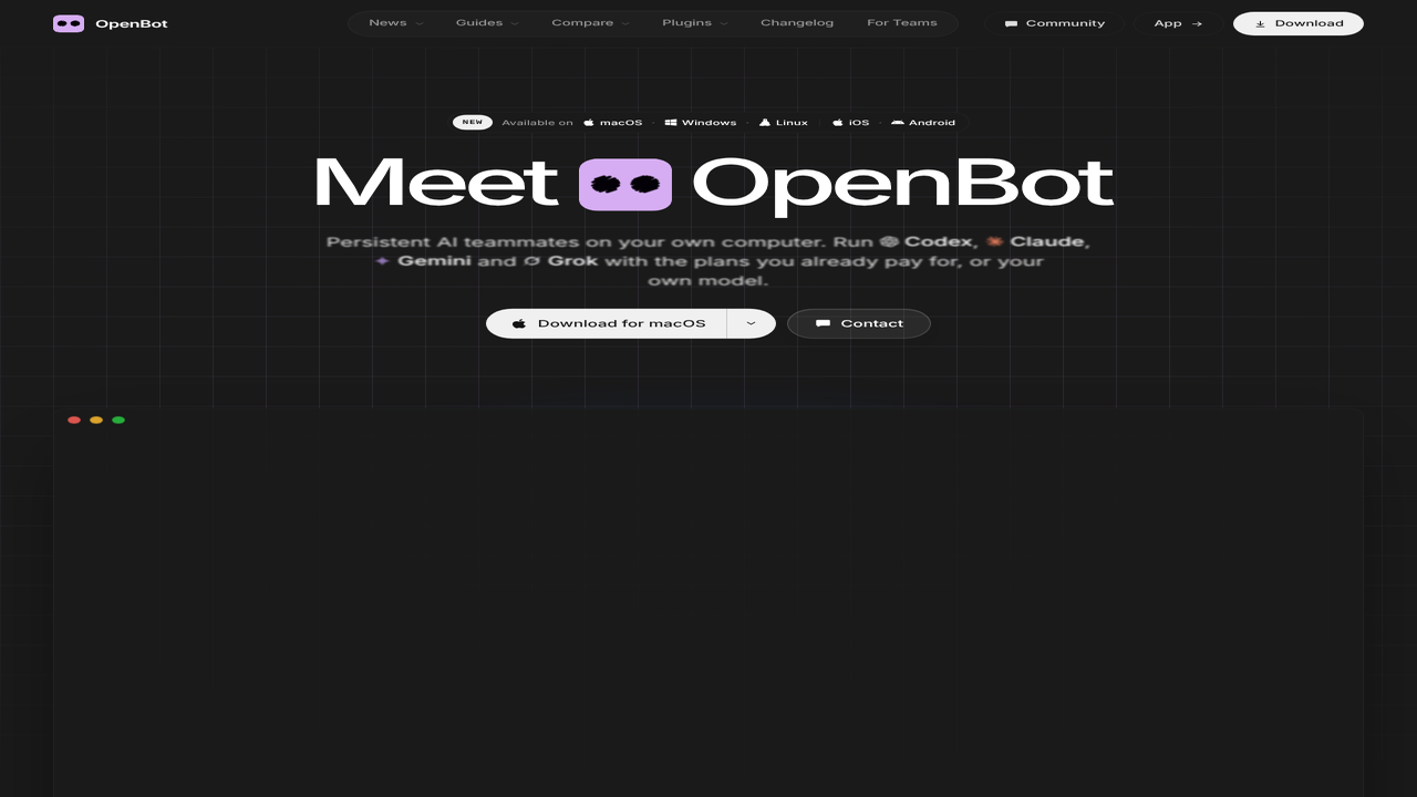 OpenBot screenshot