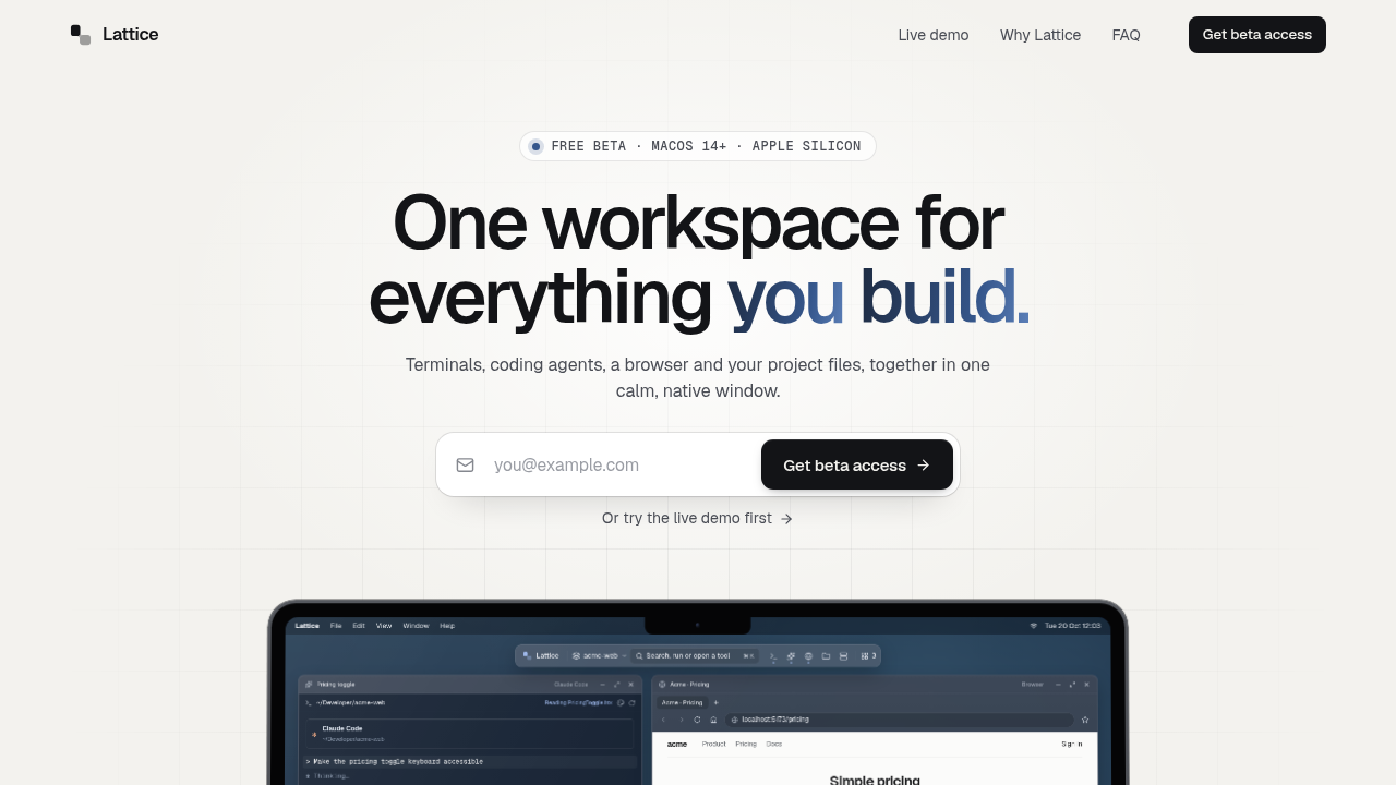 Lattice screenshot