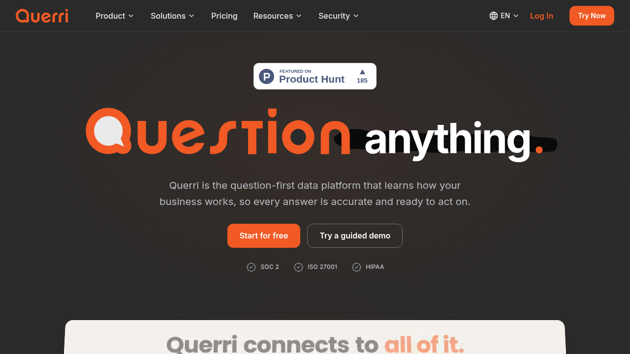 Querri screenshot