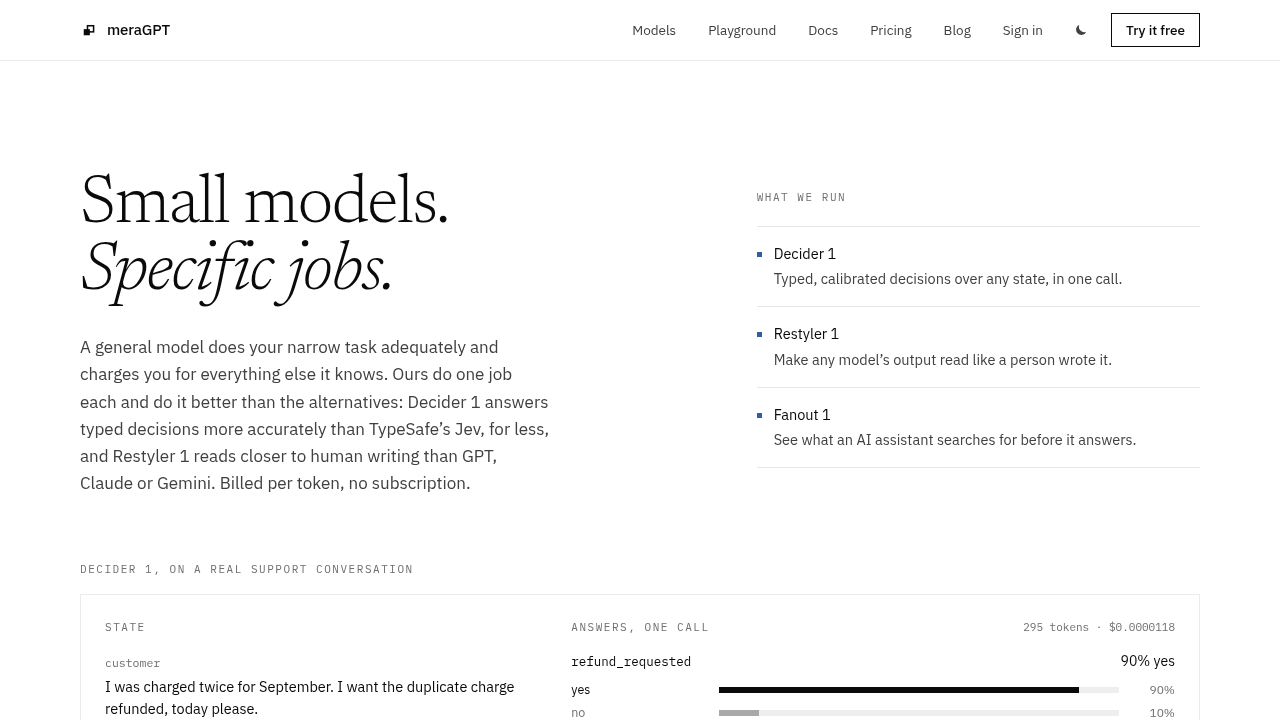 meraGPT screenshot