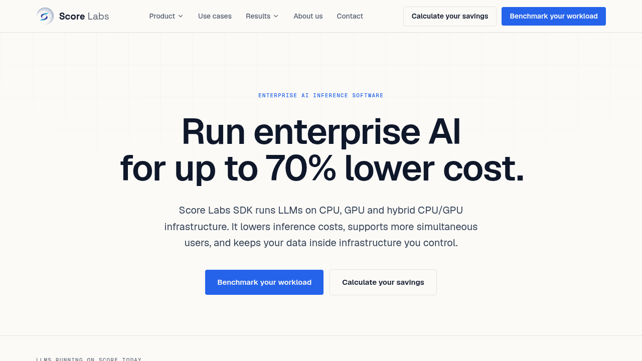 Score Labs screenshot