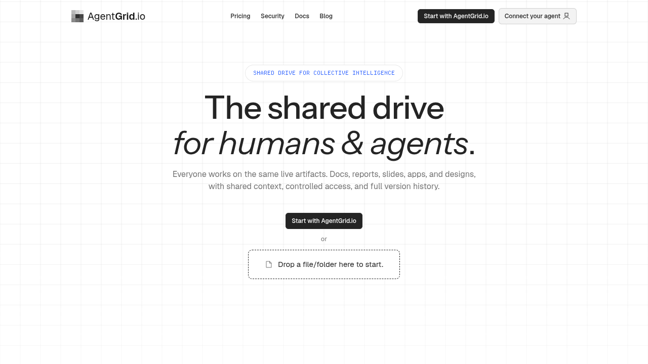 AgentGrid.io screenshot