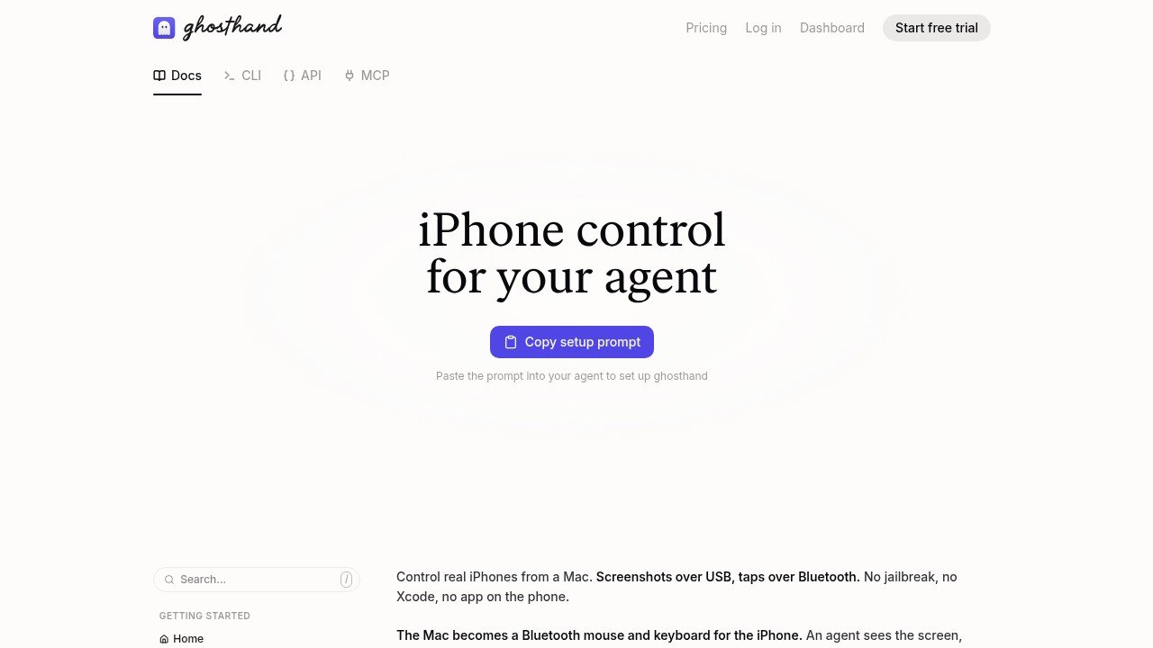 ghosthand screenshot