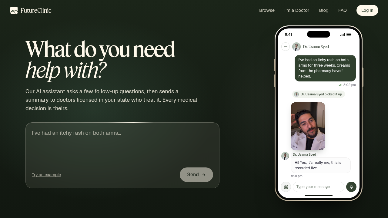 FutureClinic screenshot