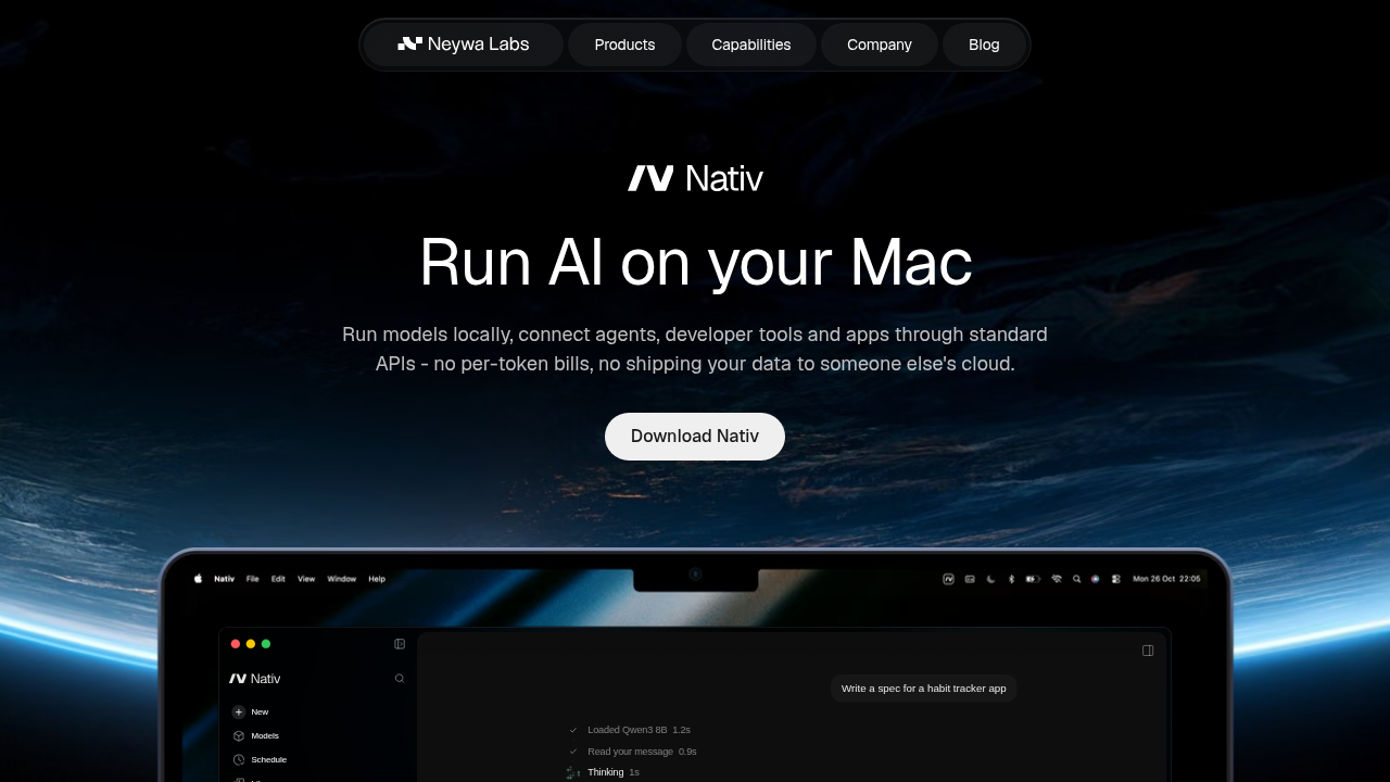 Nativ screenshot