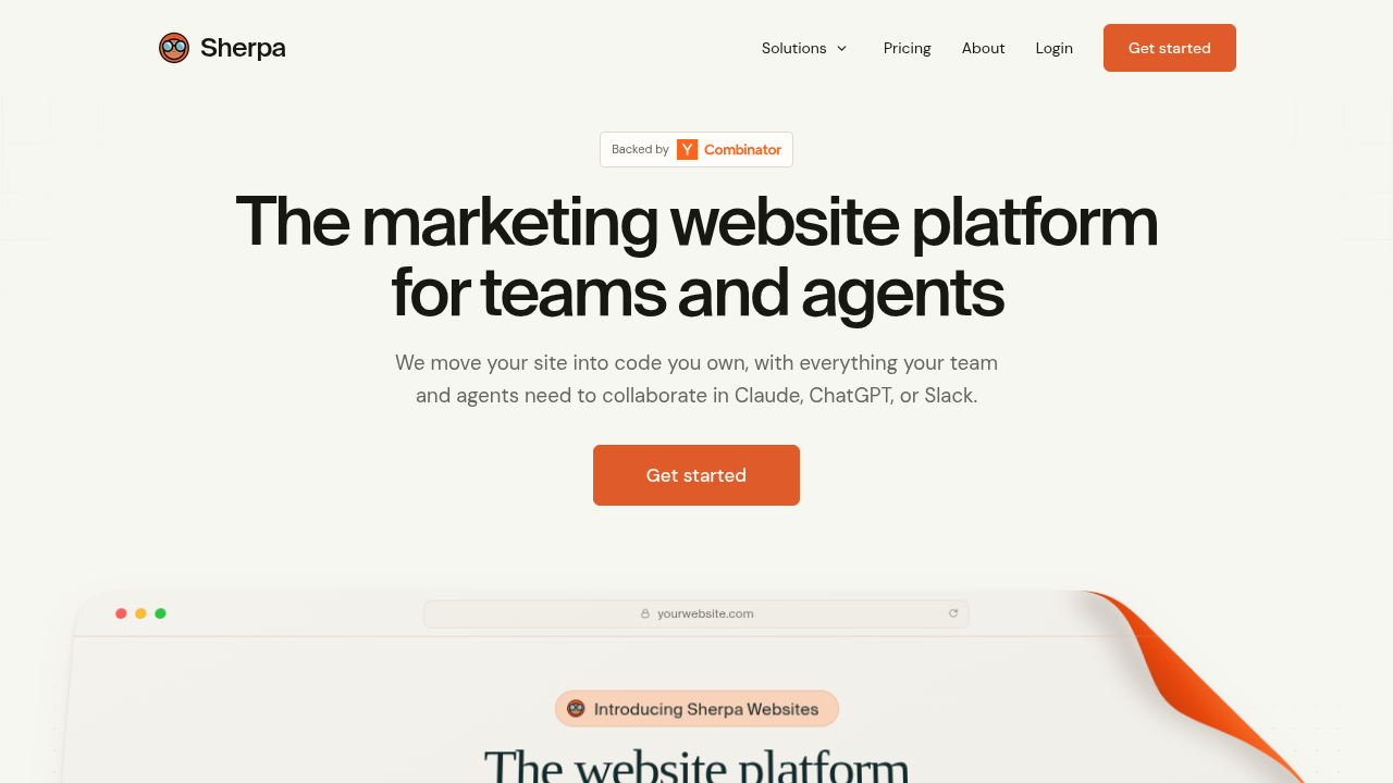 Sherpa screenshot