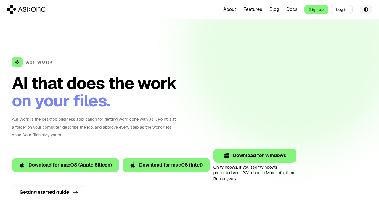 ASI:Work screenshot