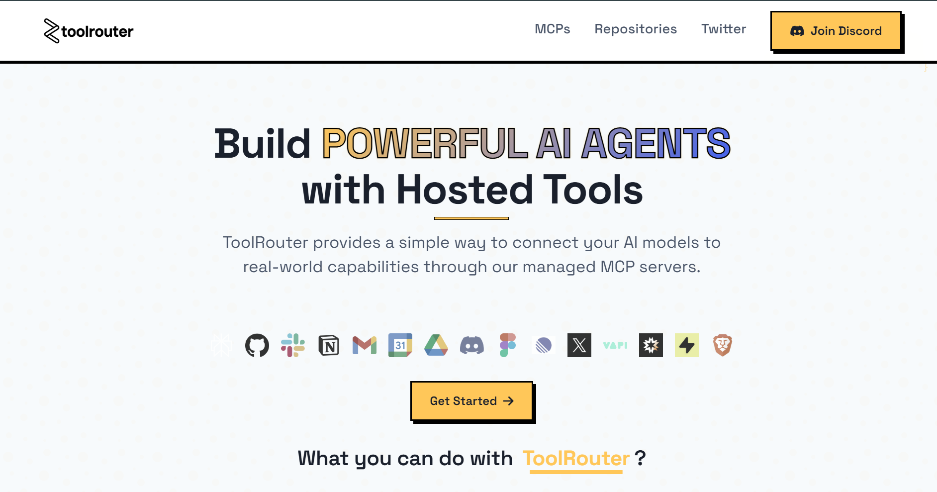 ToolRouter screenshot