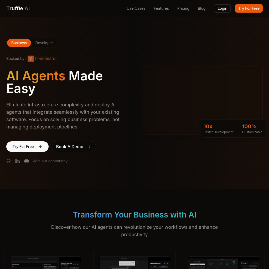 Truffle AI screenshot