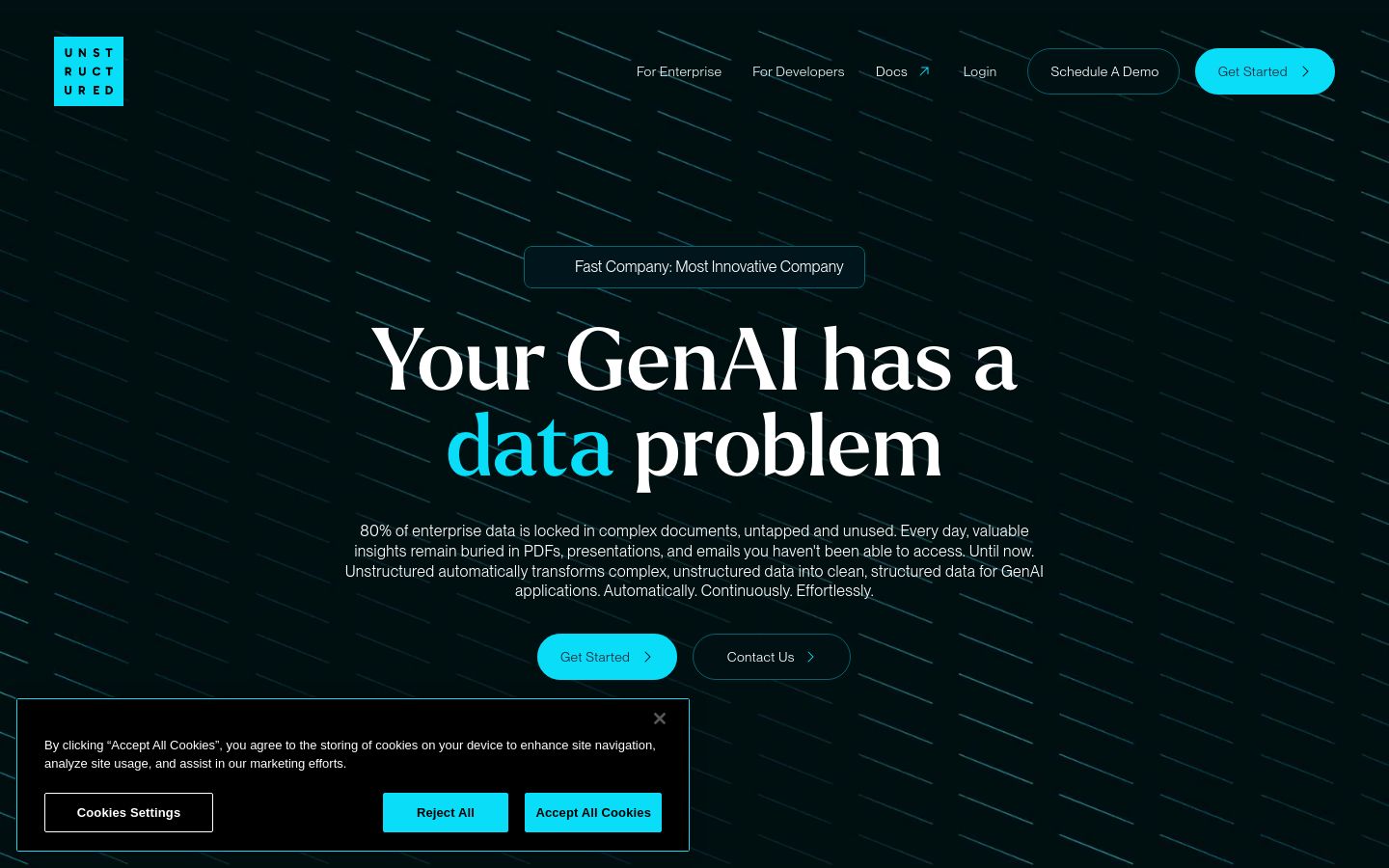 Unstructured screenshot