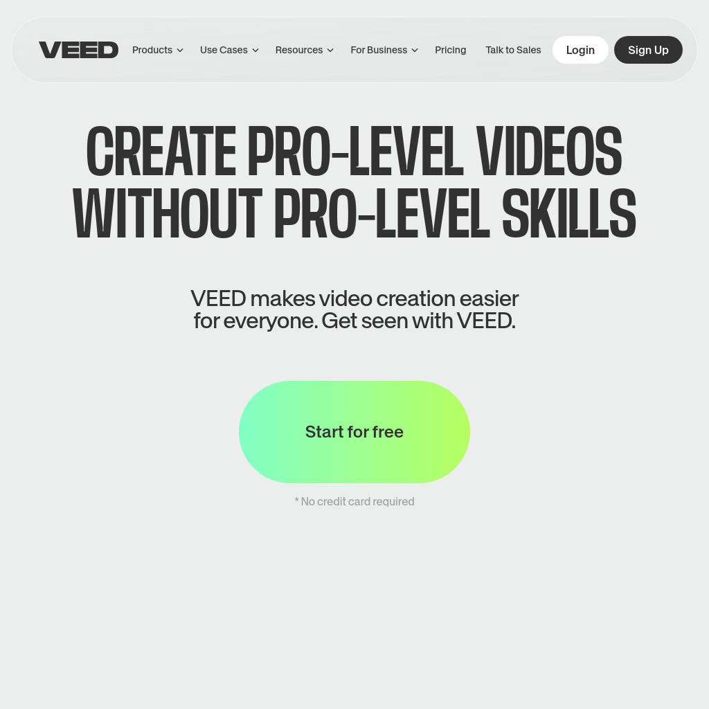 VEED.IO screenshot