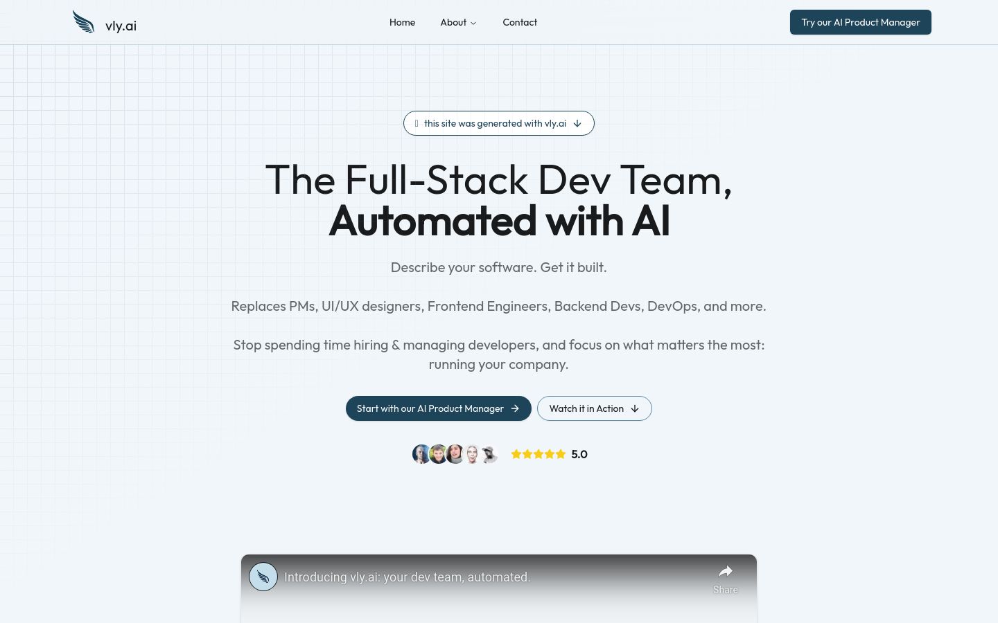 vly.ai screenshot