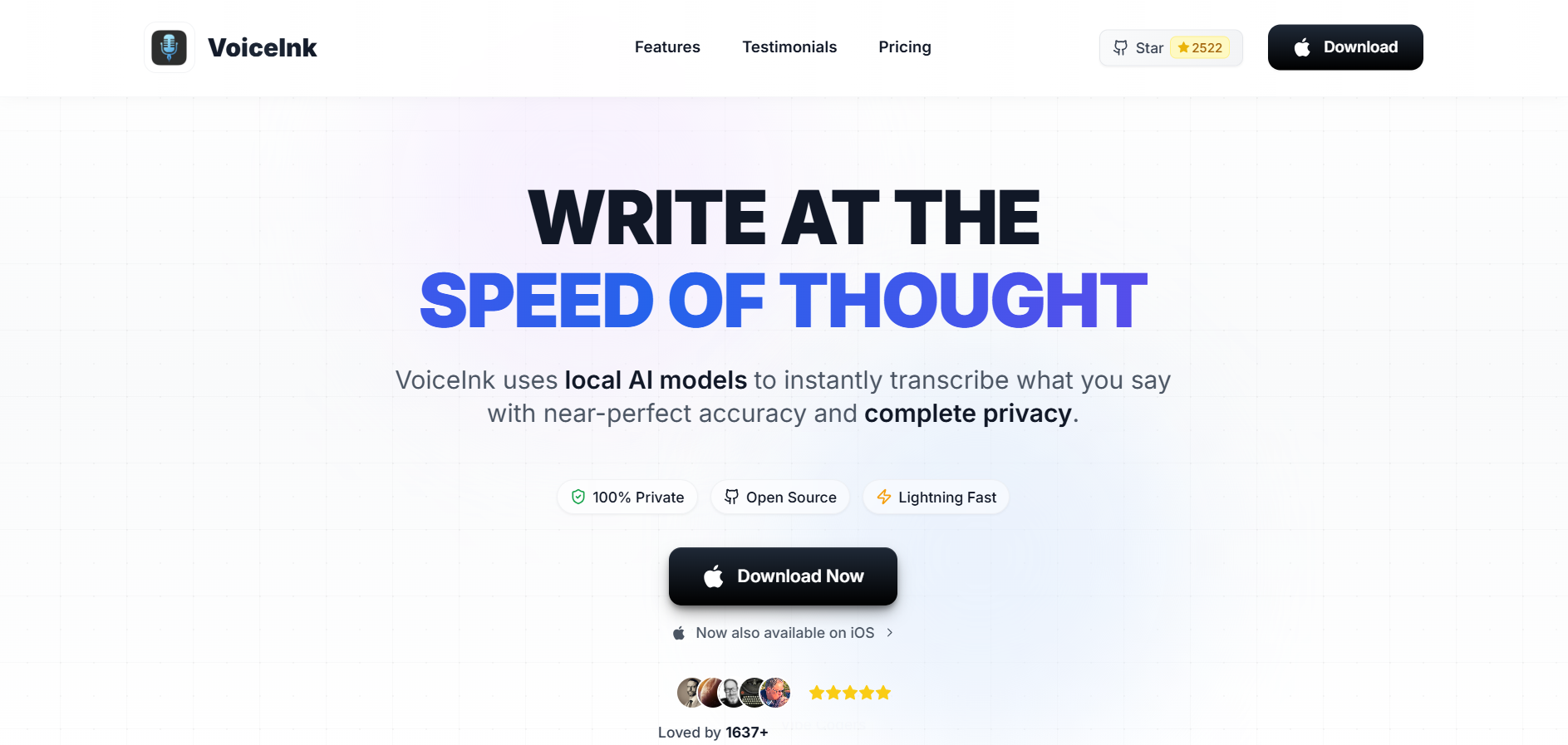 VoiceInk screenshot