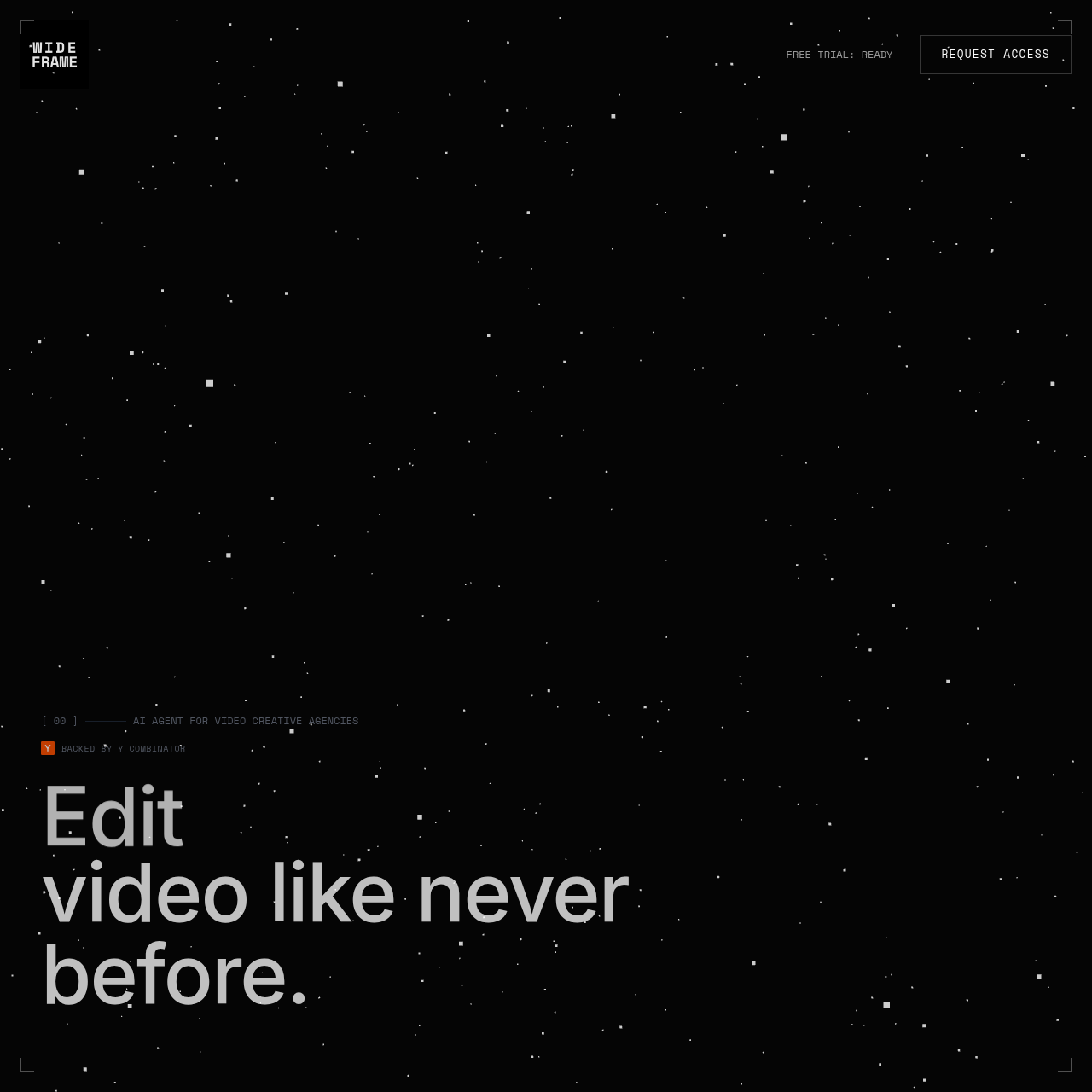 Wideframe screenshot