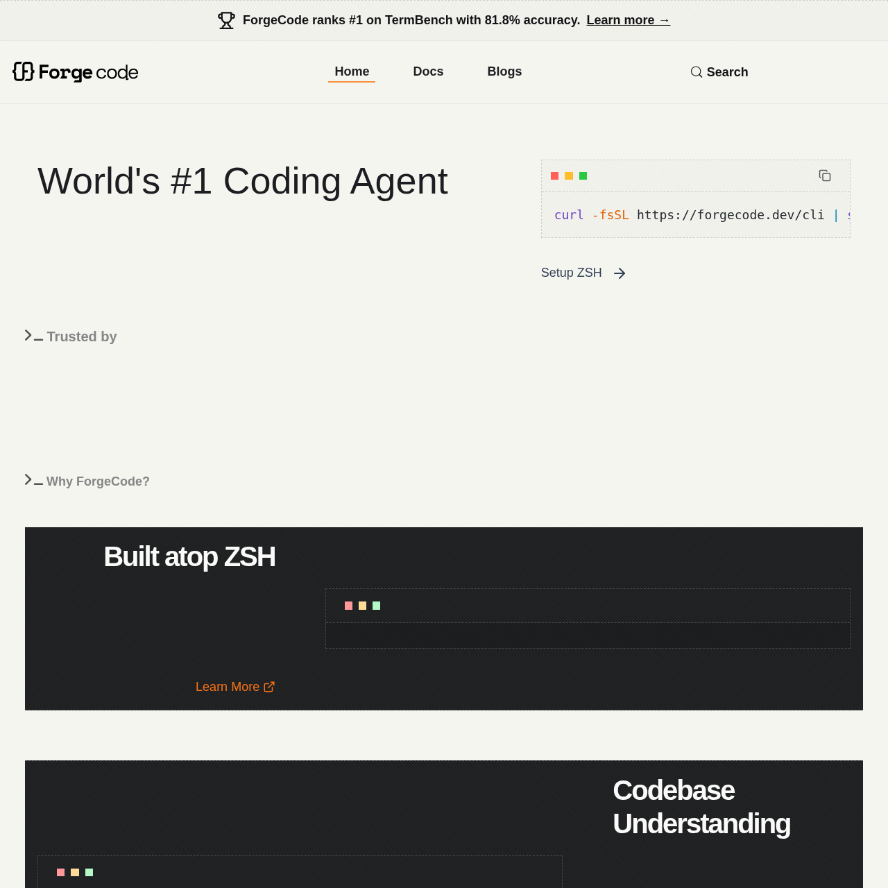 ForgeCode screenshot